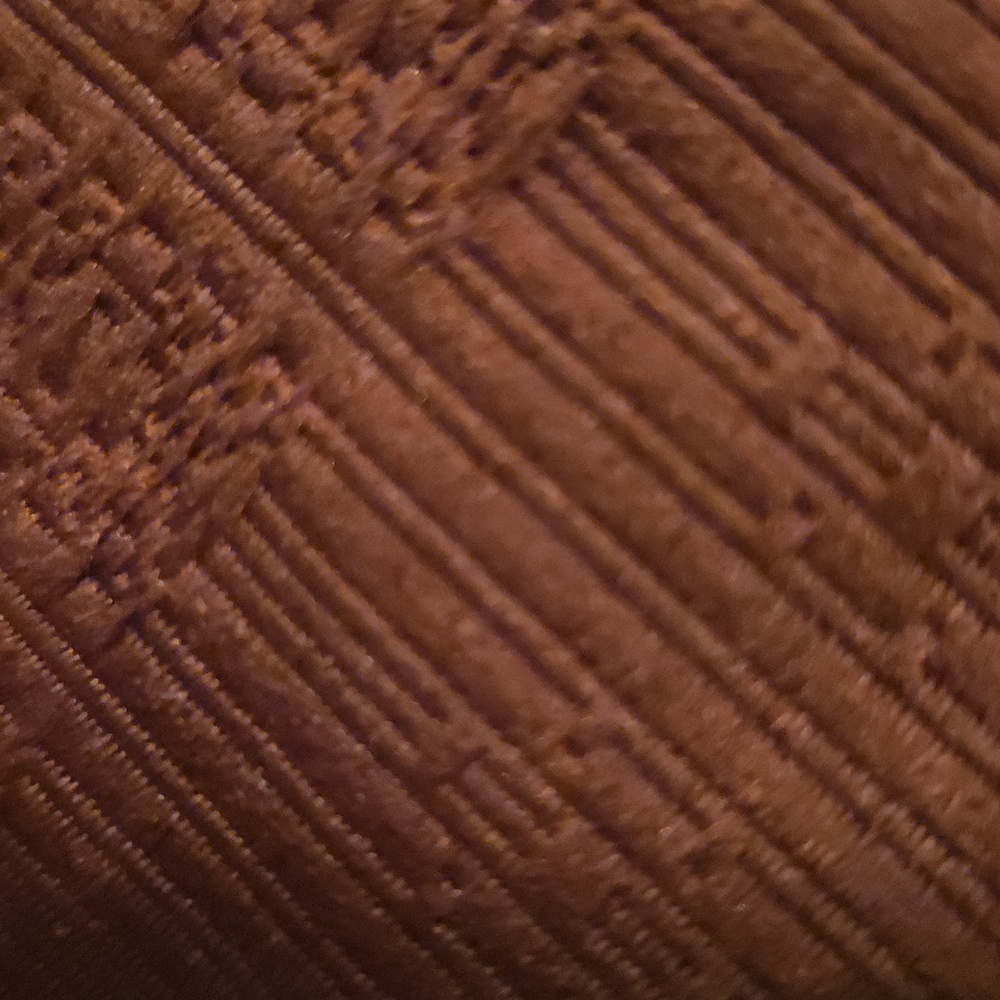 Vintage 1970s Sears Mens Store Texture Chocolate Brown Wide Tie 4" x 54"